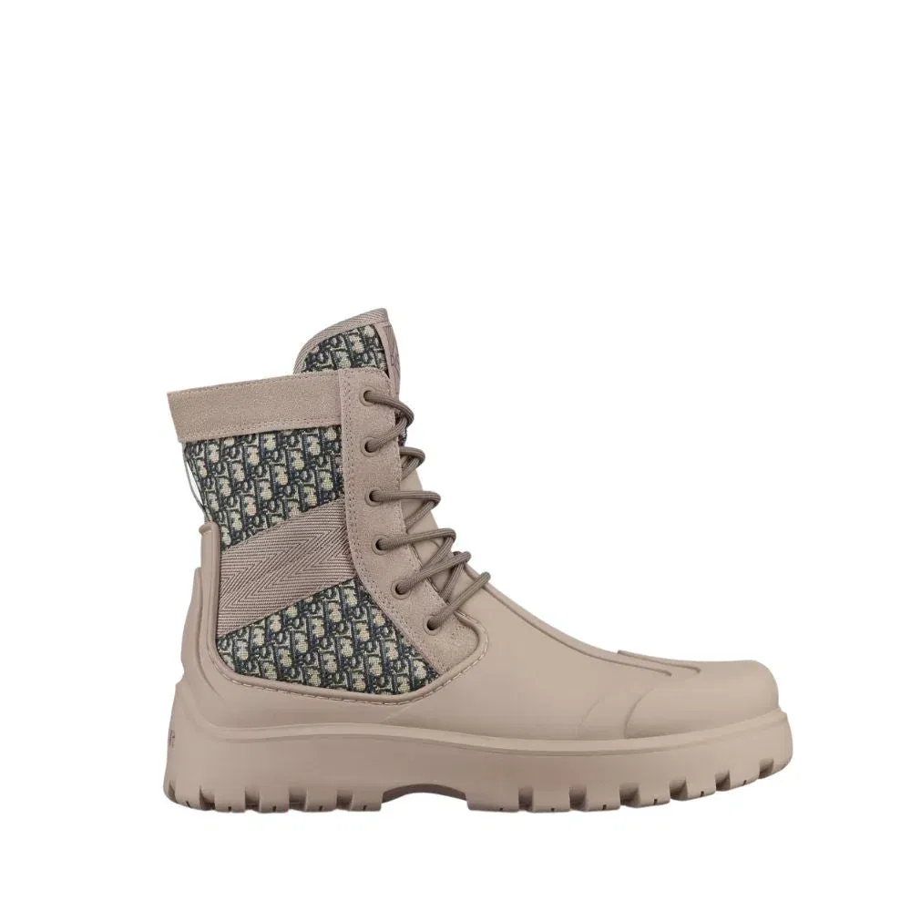 Luxury Bags DD GARDEN LACE UP BOOT BEIGE 3BO315ZYH H164
