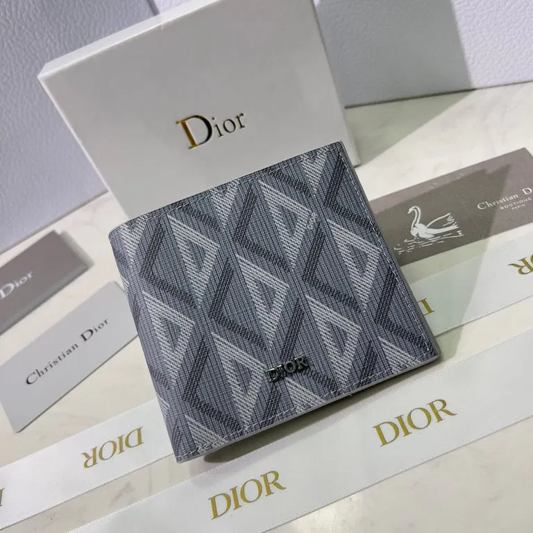Luxury Bags dir WALLET GREY CD DIAMOND CANVAS 11CM — image 9