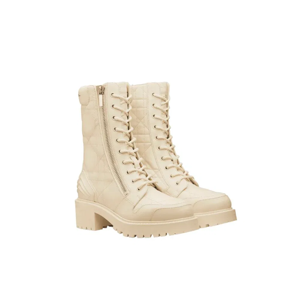 Luxury Bags DD D LEADER ANKLE BOOT BEIGE