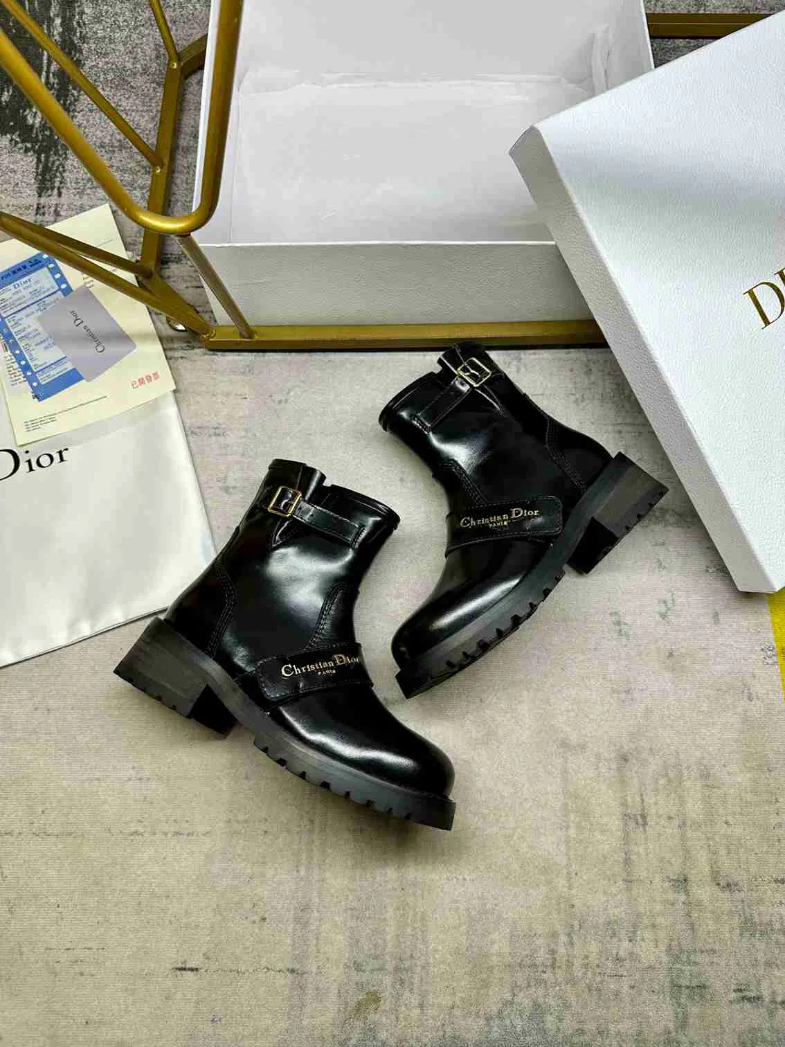 Luxury Bags DD D QUEST ANKLE BOOT BLACK KDT070VEA S900 — image 3