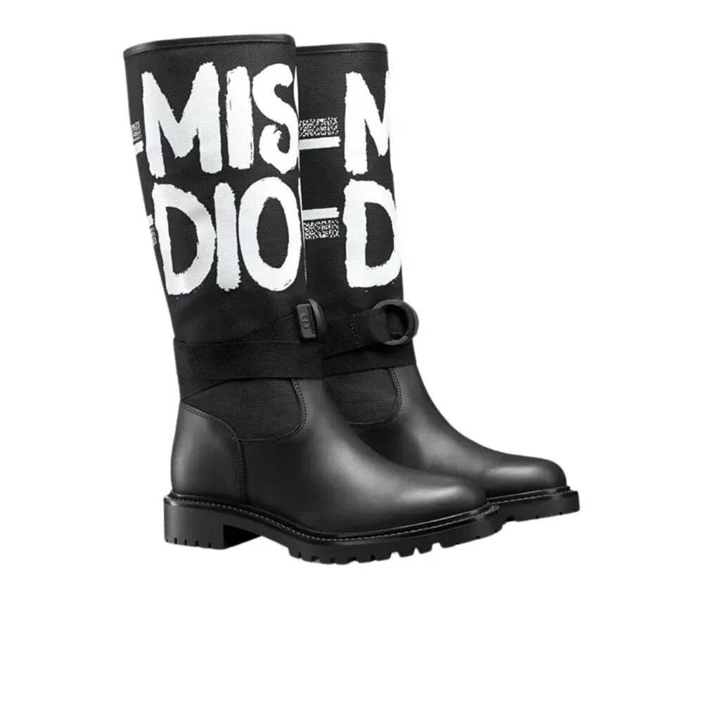 Luxury Bags DD D MAJOR BOOT WITH MISS DD PRINT BLACK KDI929CMV S17X — image 8
