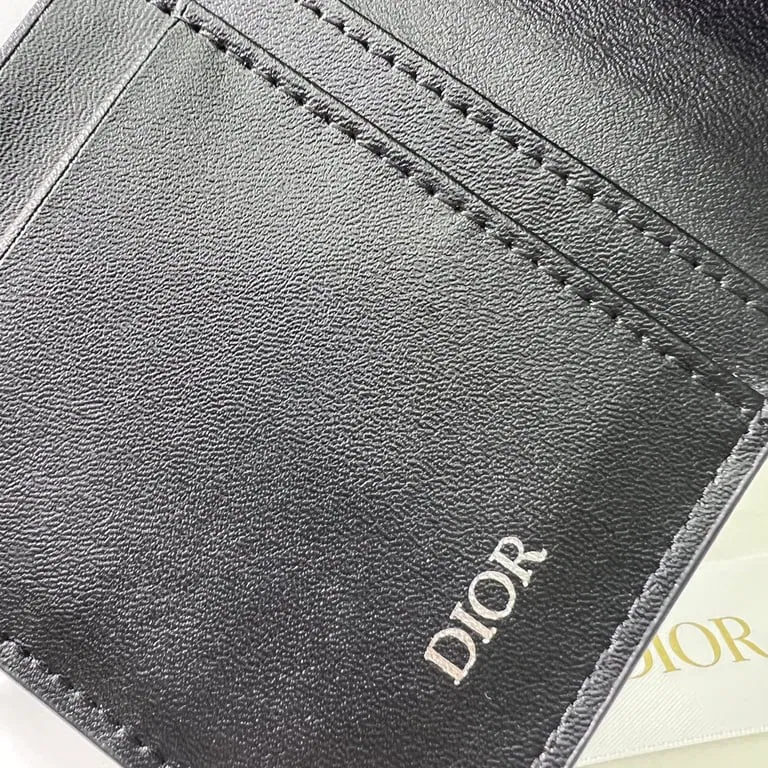Luxury Bags dir VERTICAL LONG WALLET BLACK CD DIAMOND CANVAS 17.5CM 2ESBC002DCO H43E — image 5