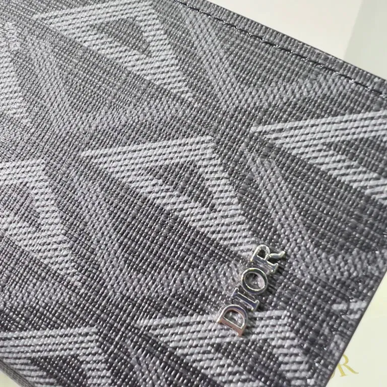 Luxury Bags dir VERTICAL LONG WALLET BLACK CD DIAMOND CANVAS 17.5CM 2ESBC002DCO H43E — image 10